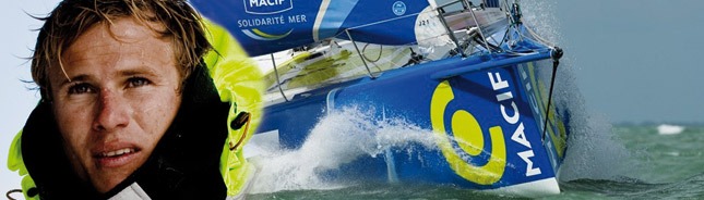 Regaty Vendée Globe François Gabart na jachcie MACIF